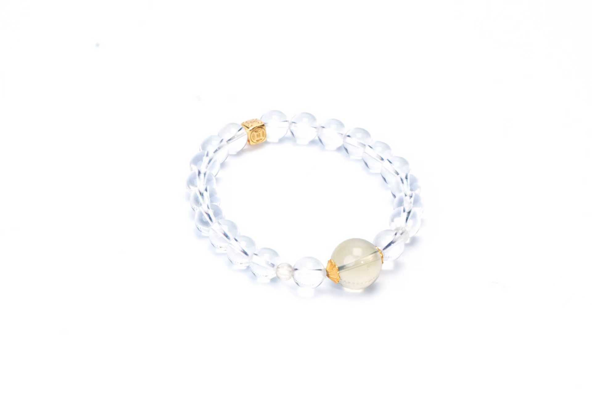Clear Quartz & Silver Bracelet