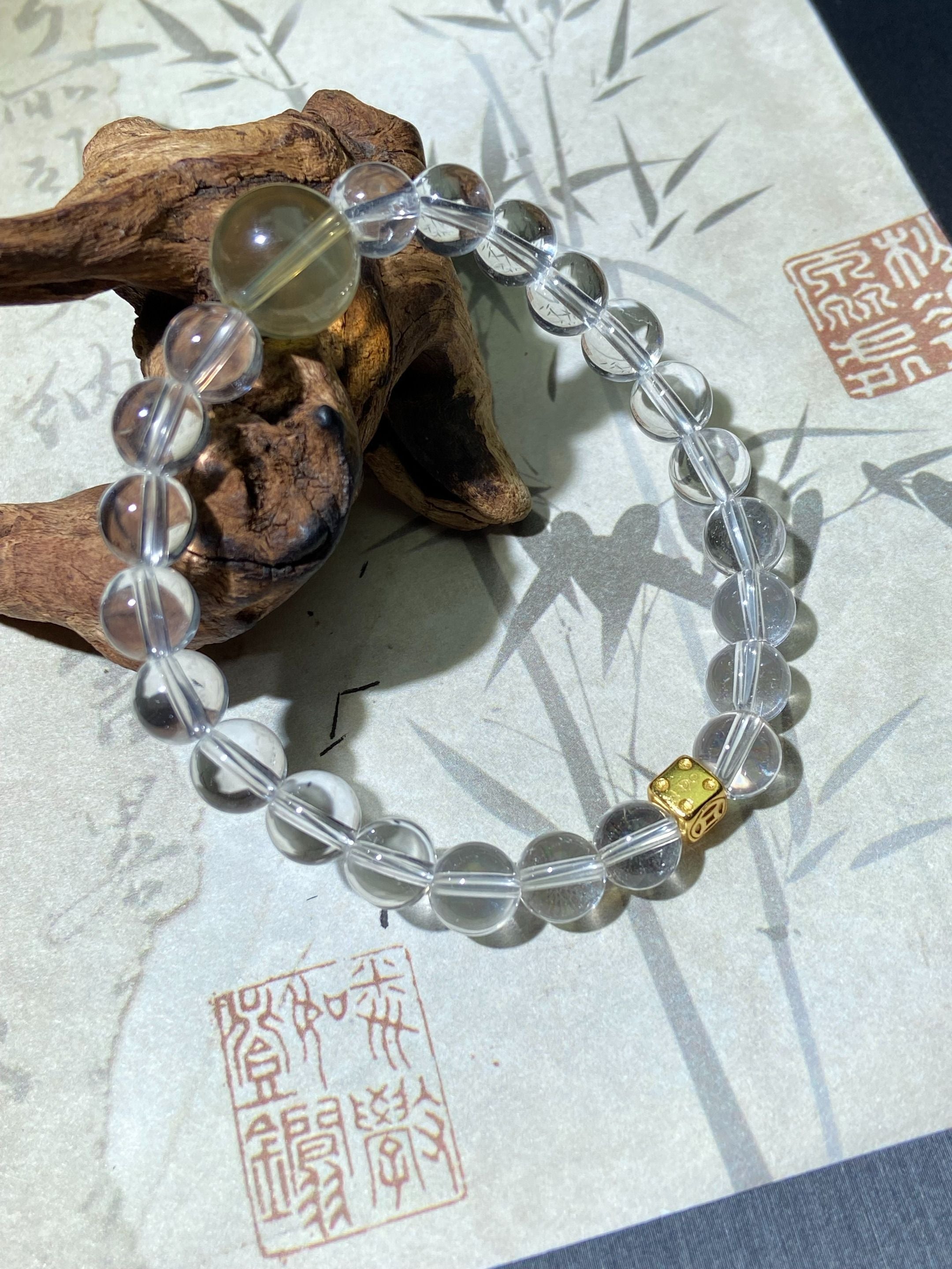 Clear Quartz & Silver Bracelet