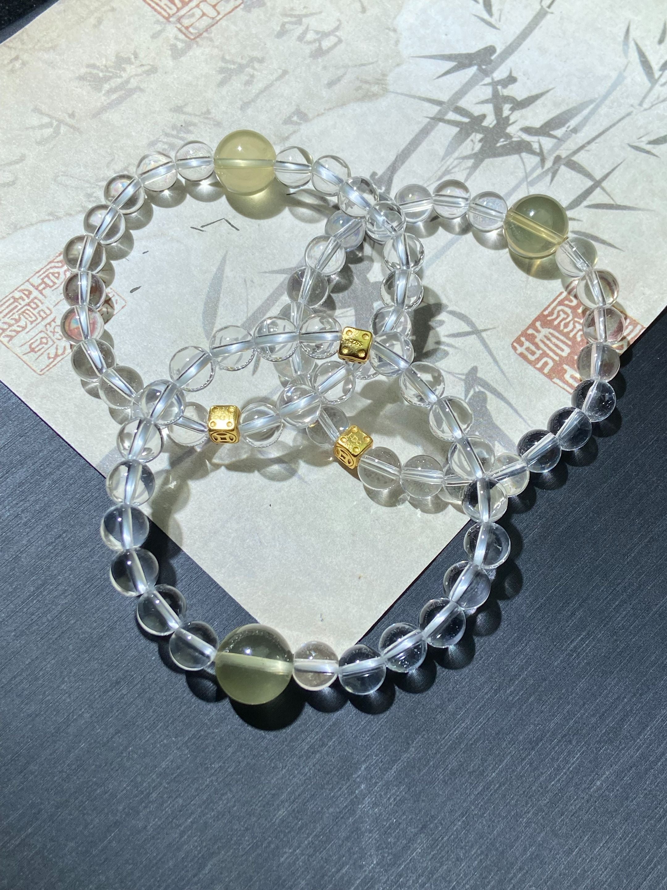 Clear Quartz & Silver Bracelet