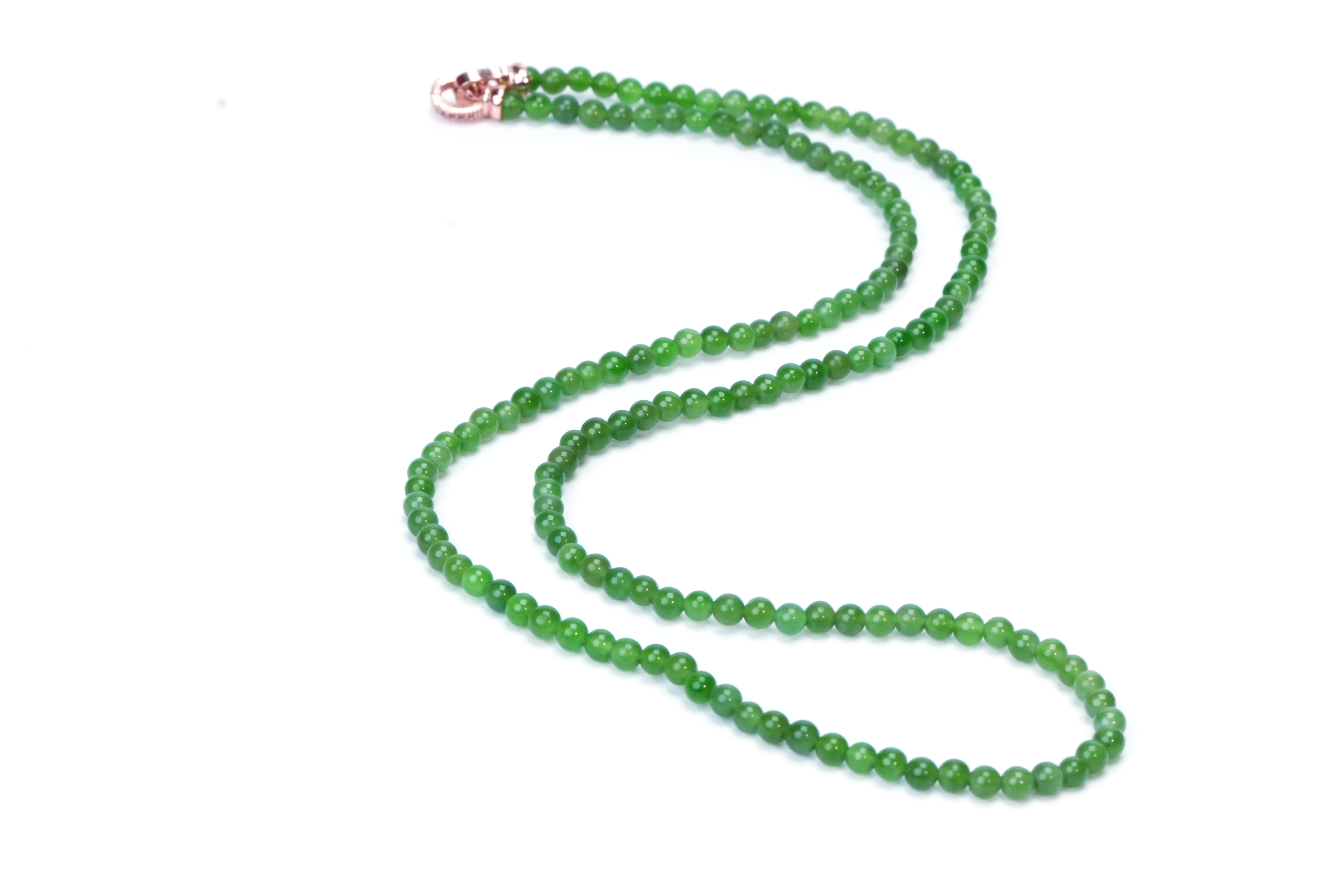 Imperial Green Jade Necklace