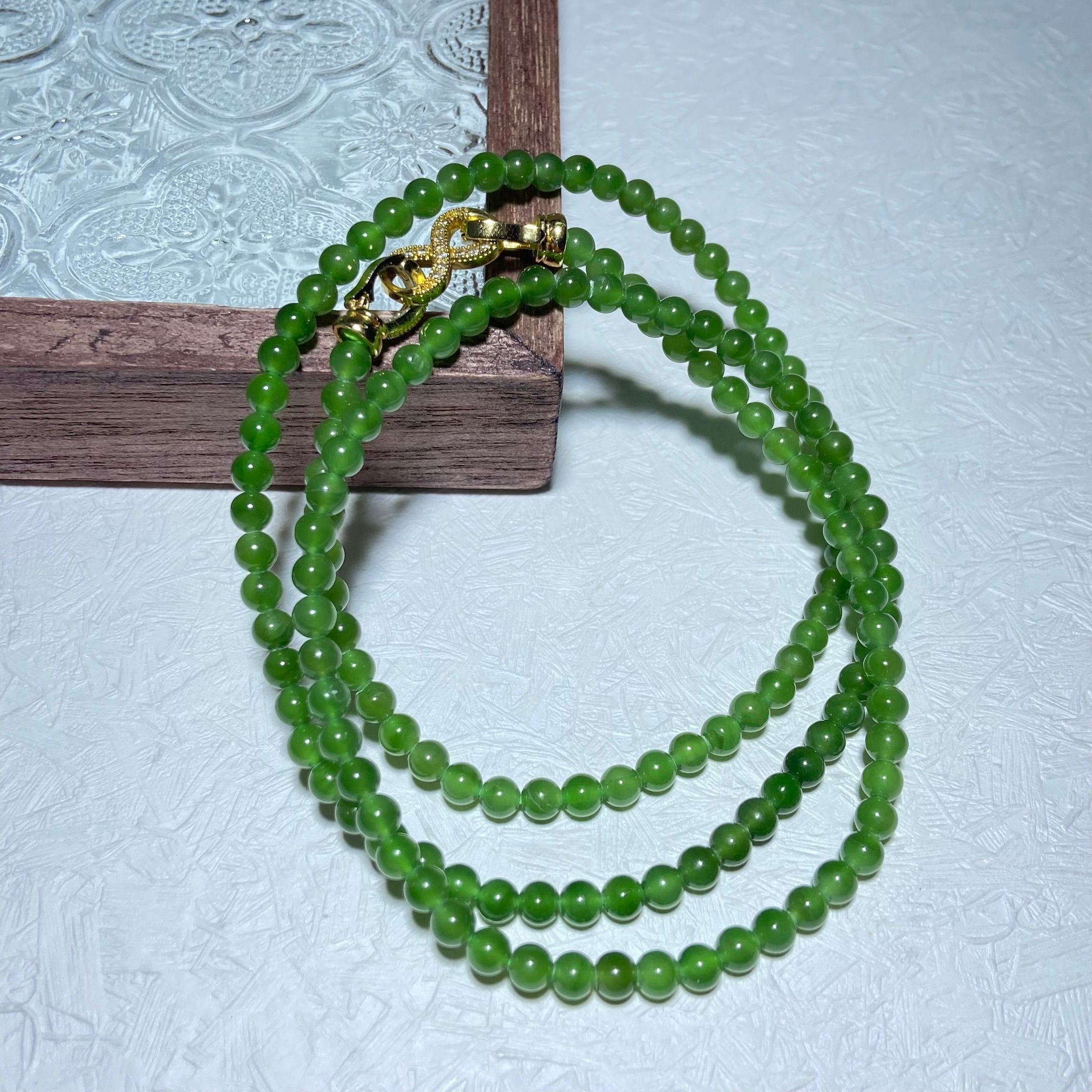 Imperial Green Jade Necklace