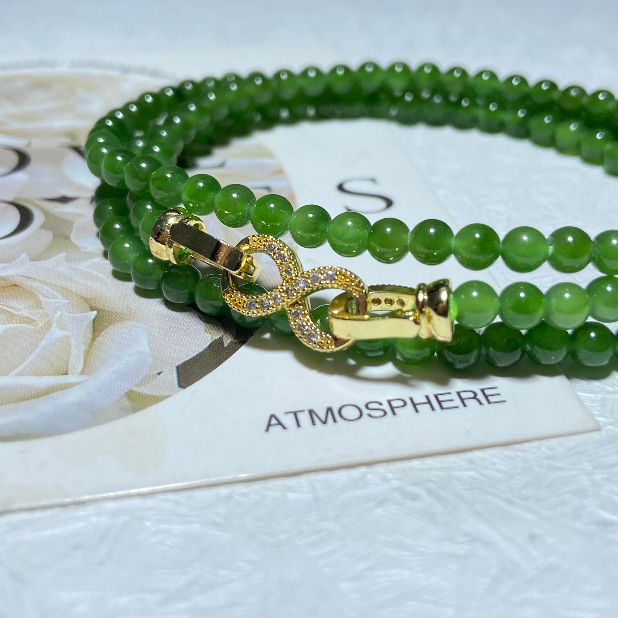 Imperial Green Jade Necklace