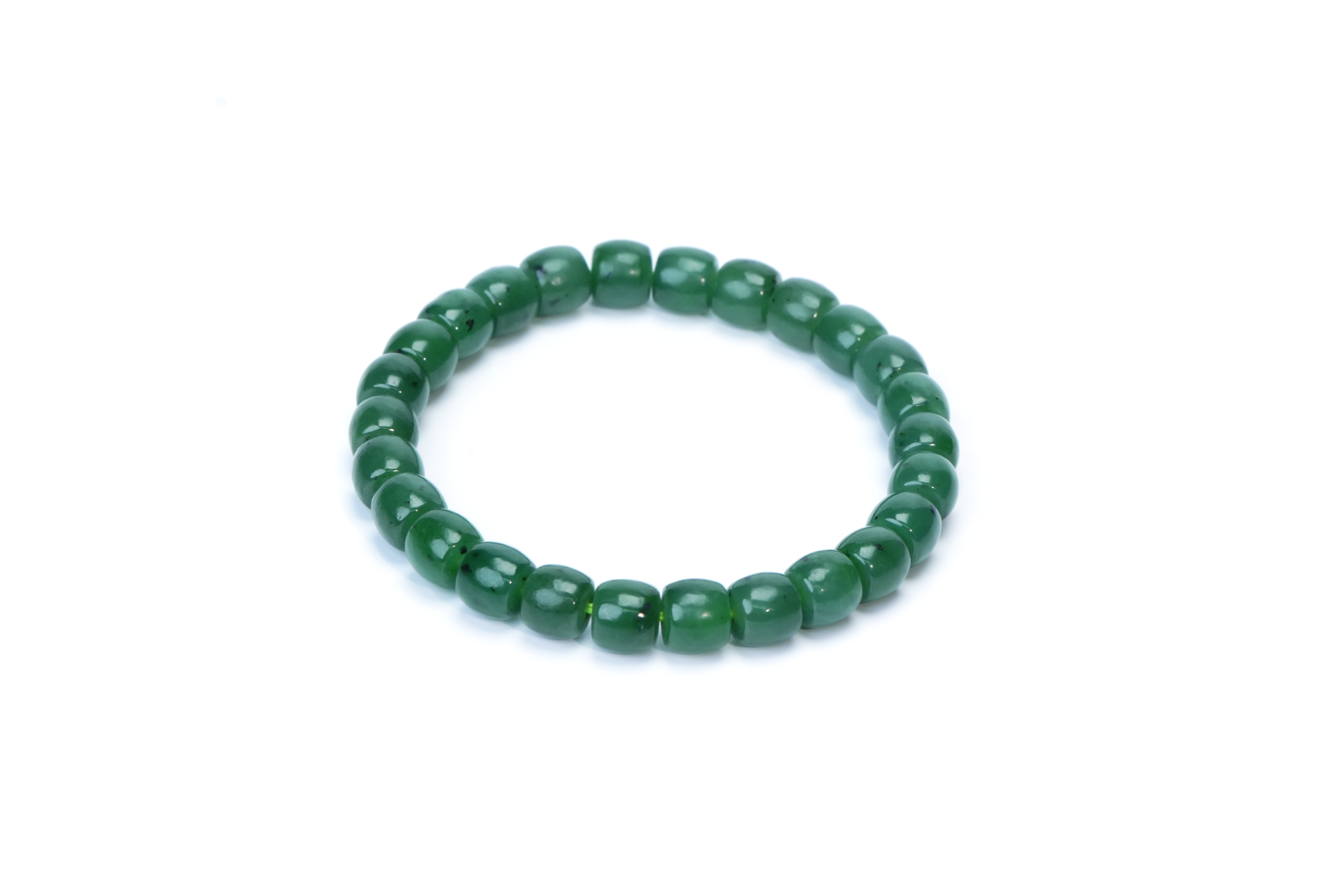 Green Jade Disc Bracelet