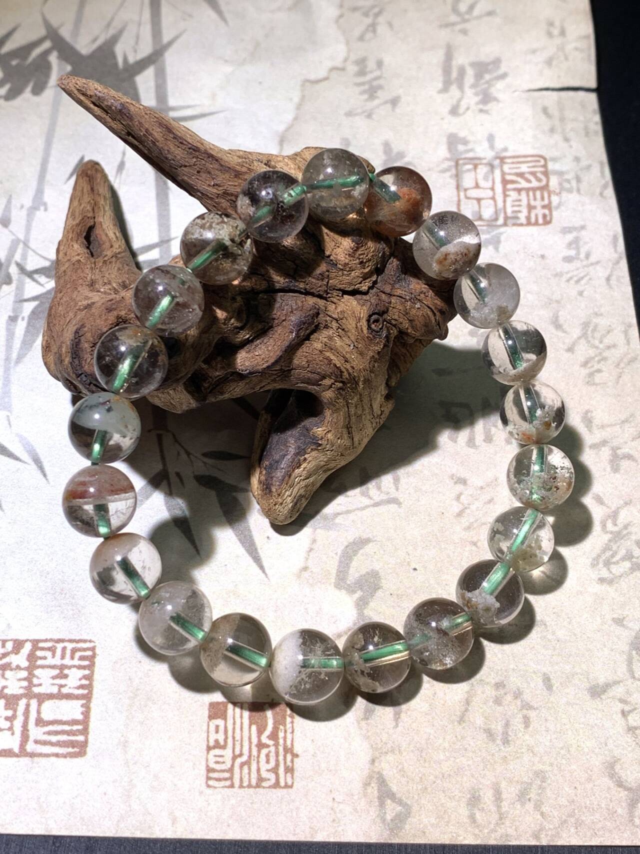 Green Phantom Quartz Bracelet — Abundance & New Beginnings