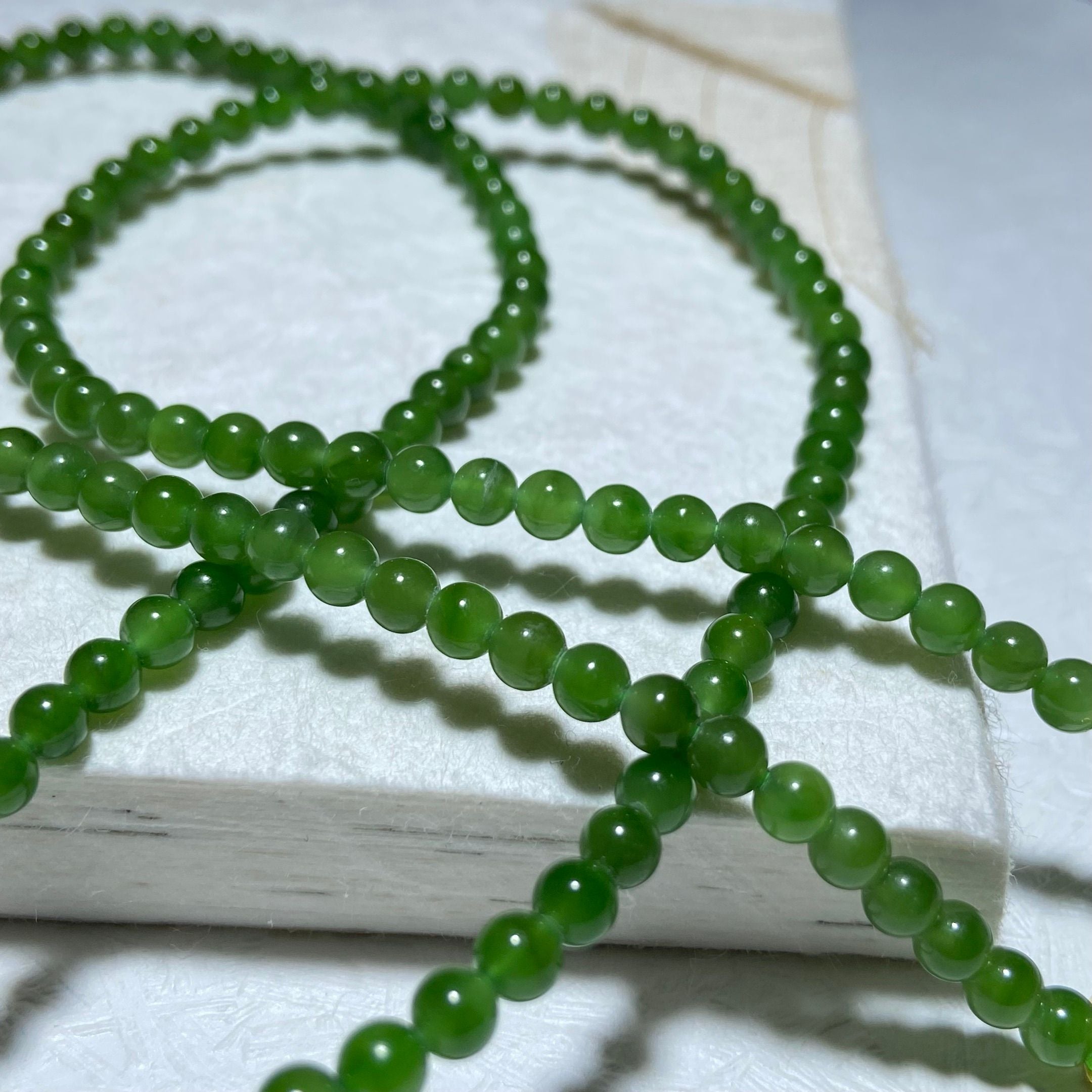 Imperial Green Jade Necklace