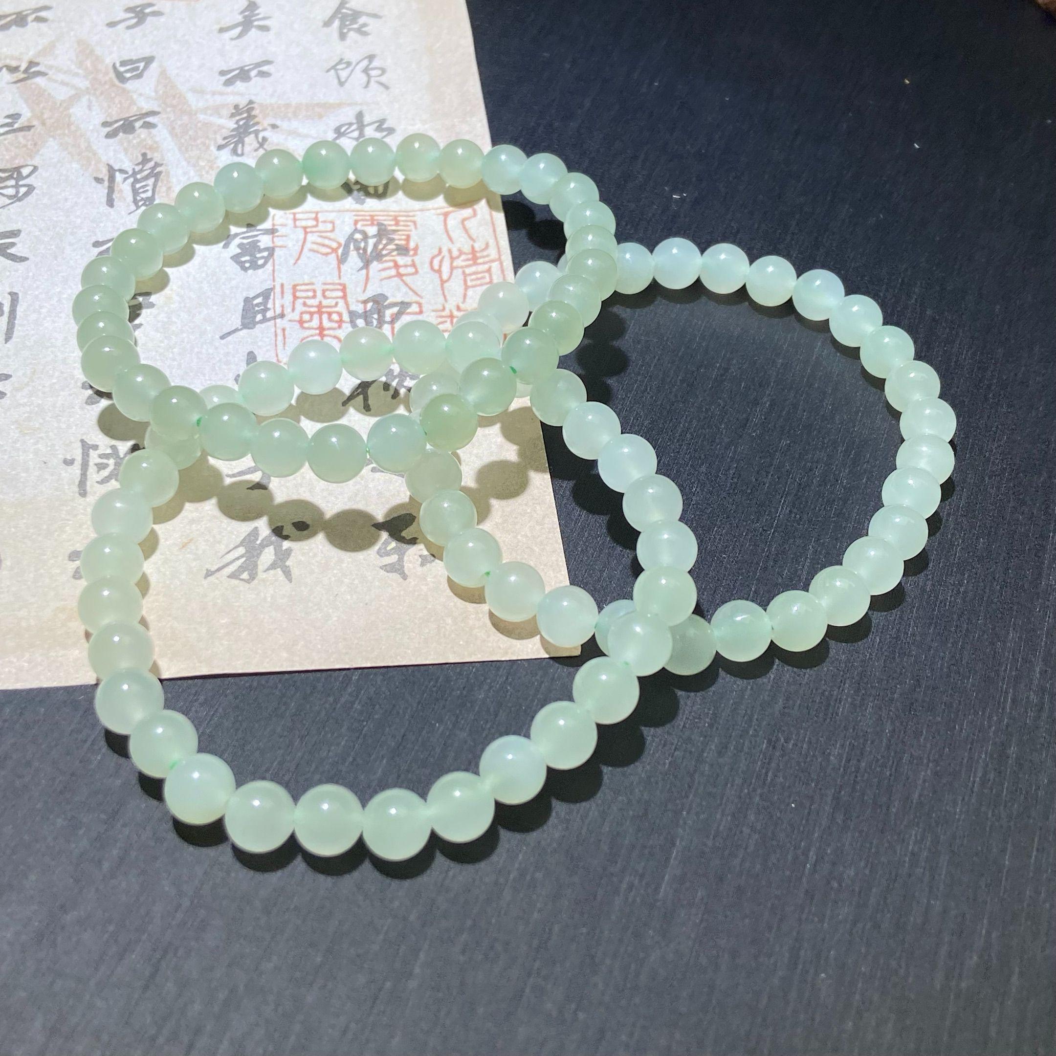 Celadon Jade Delicate Bracelet