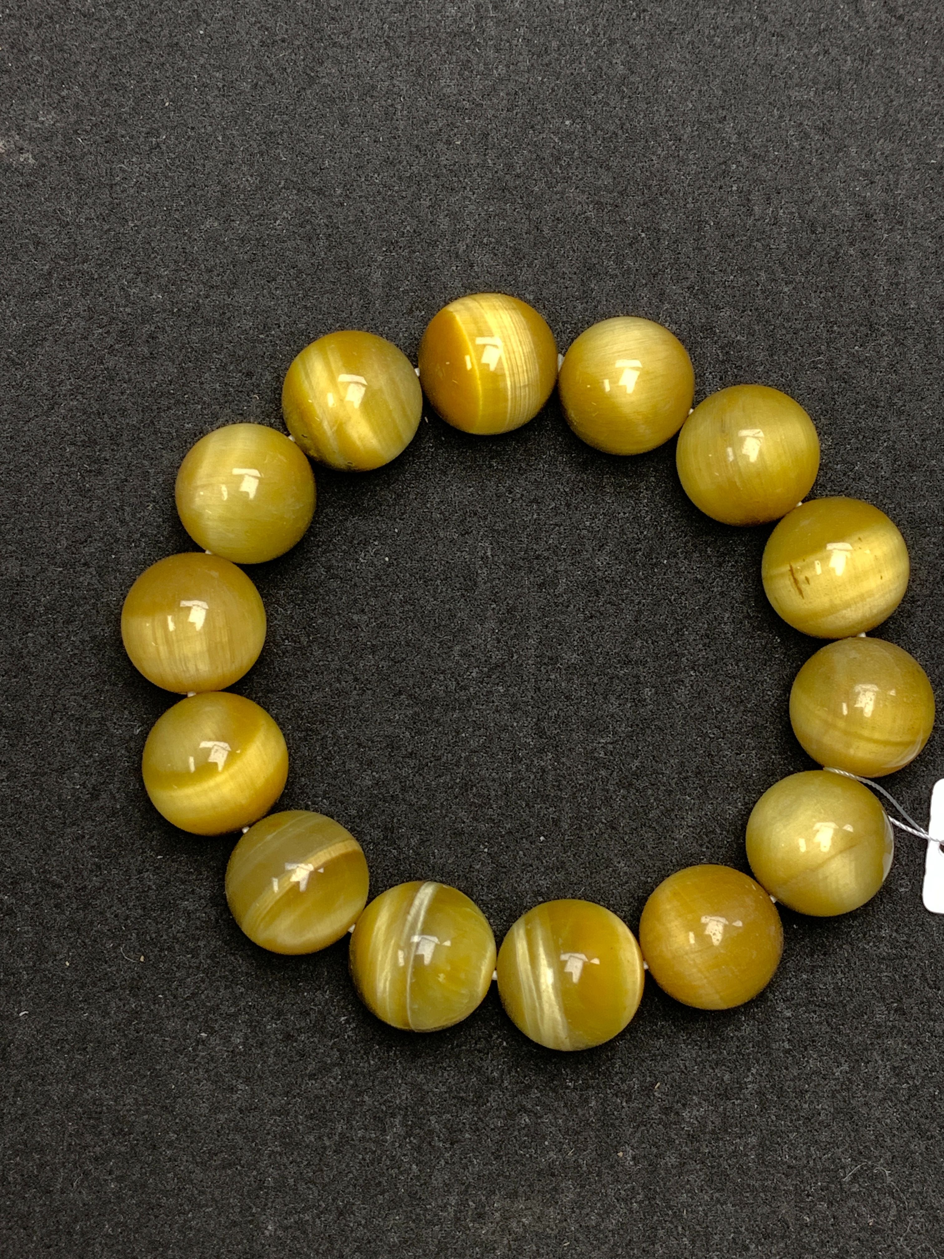 Natural Tiger's Eye Healing Bracelet — Courage & Protection