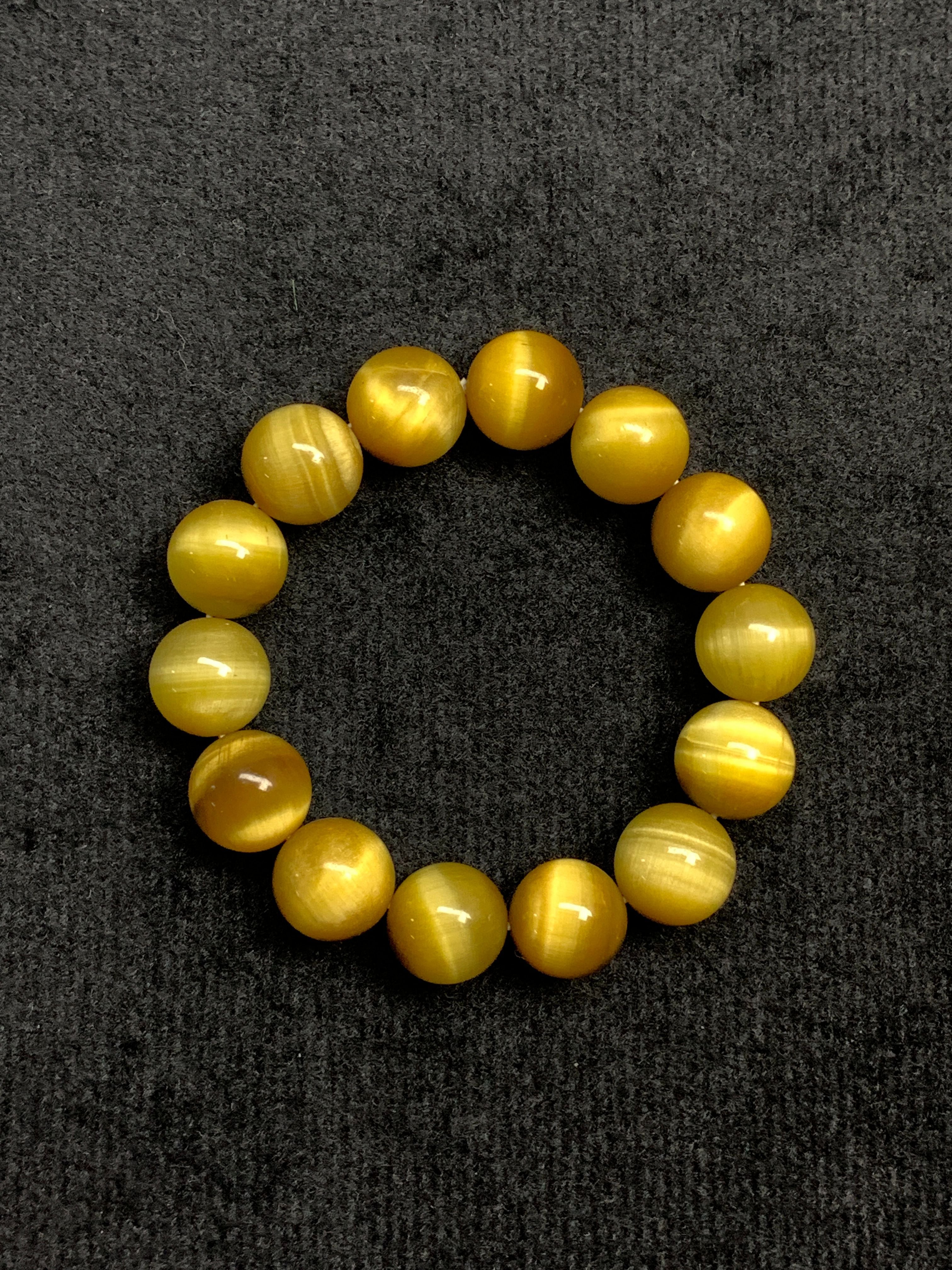 Natural Tiger's Eye Healing Bracelet — Courage & Protection