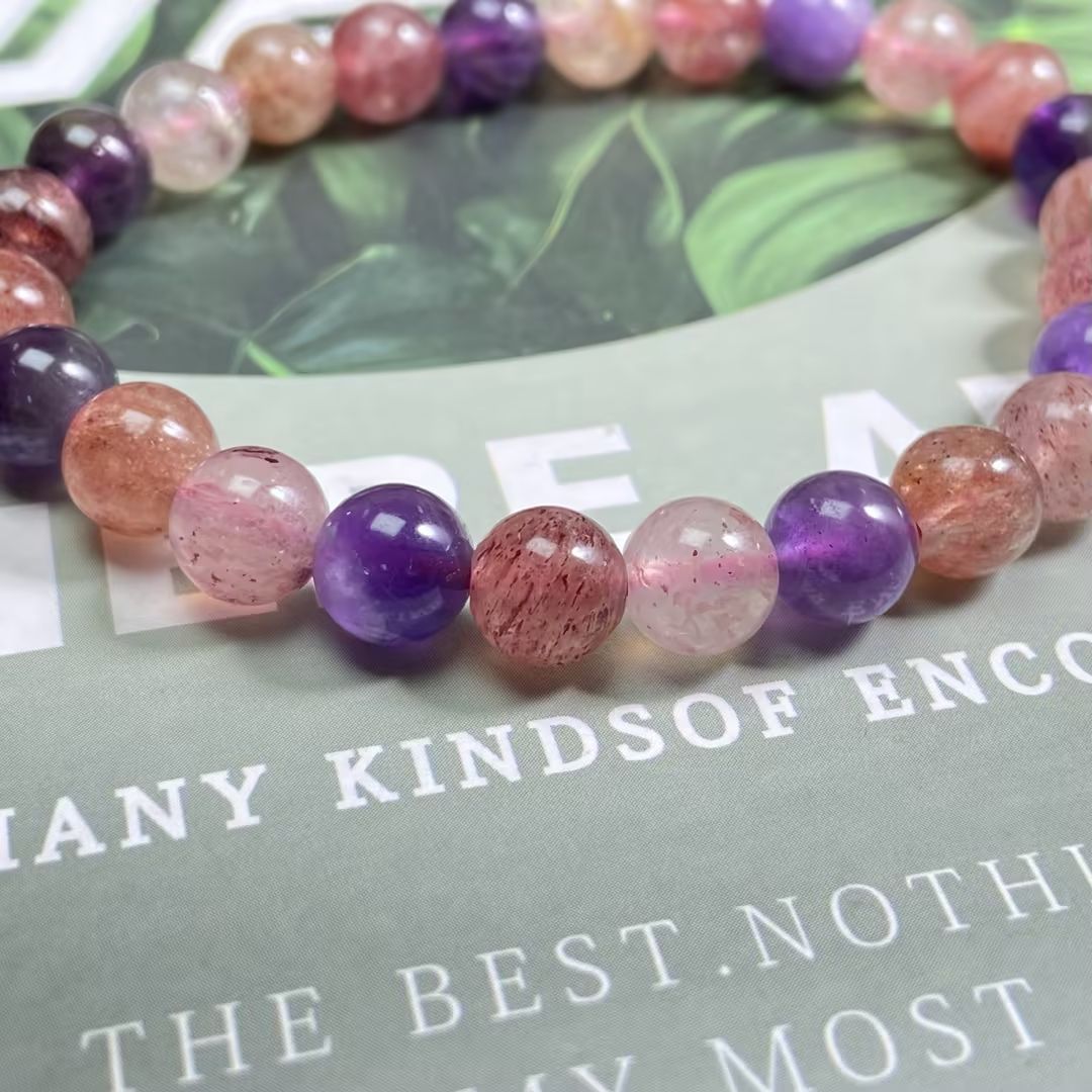 Amethyst Crystal Bracelet — Anxiety Relief & Calm